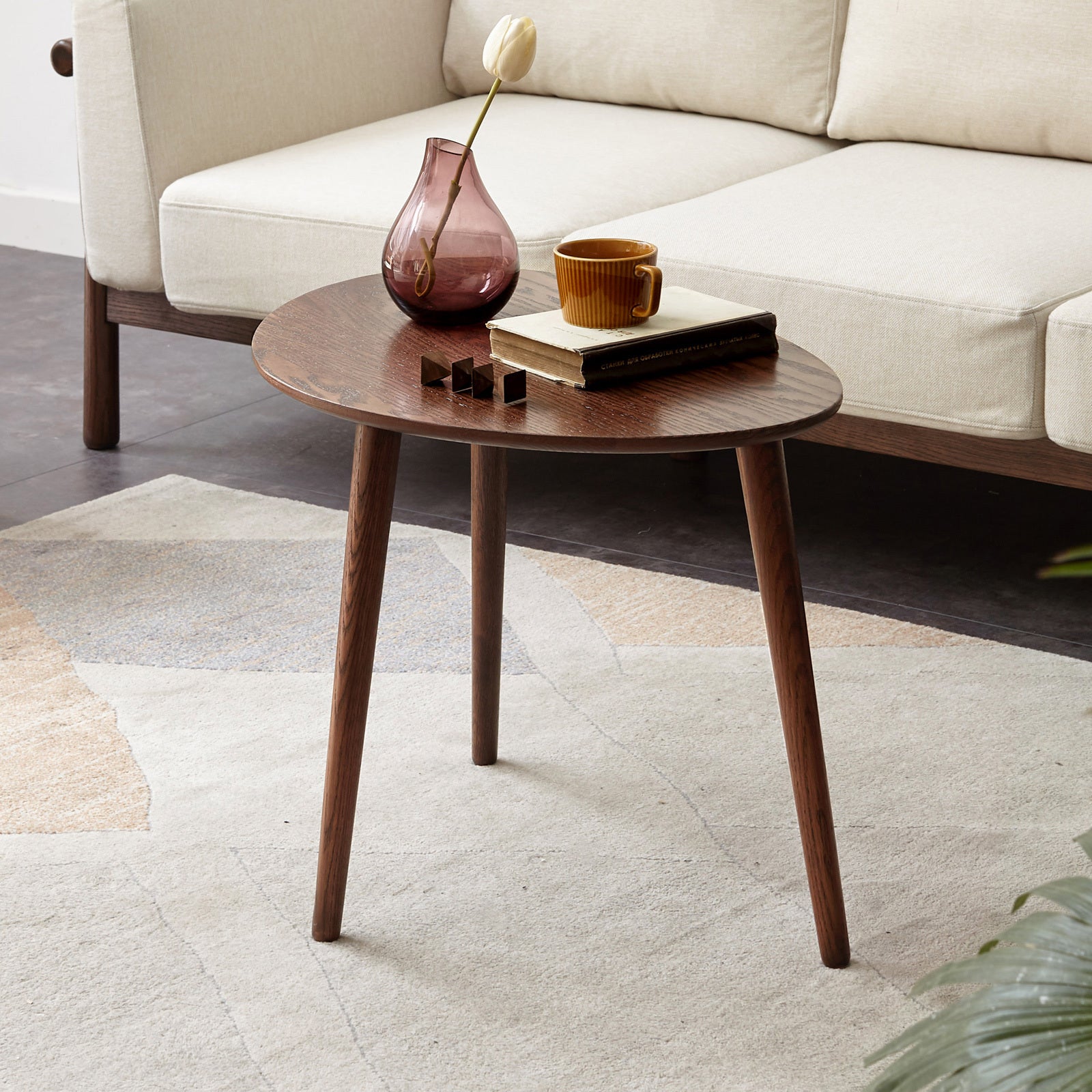 (SINGLE) Center Table Low Table 100% Solid Oak Wood
