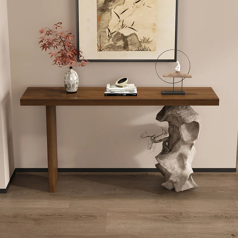 American Vintage Console Table Wabi Sabi Design Mid Century Elegant
