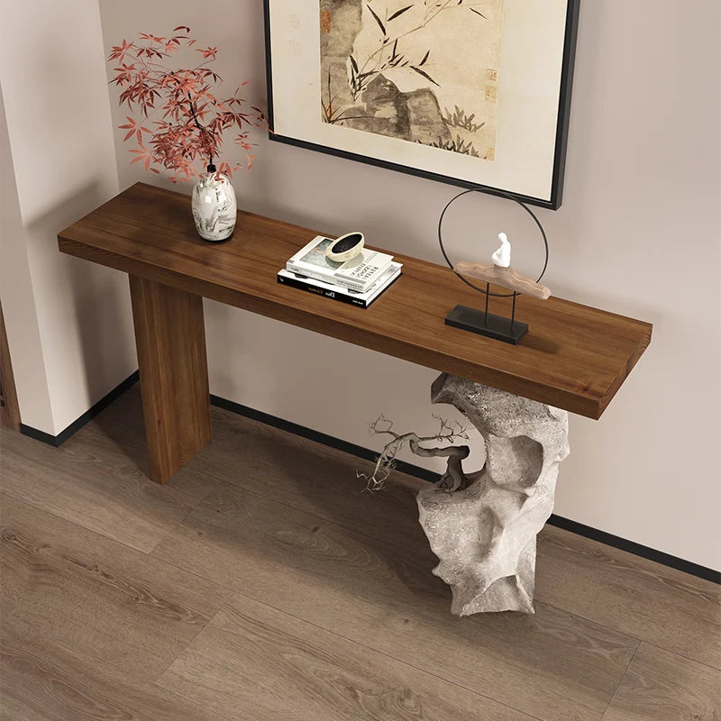 American Vintage Console Table Wabi Sabi Design Mid Century Elegant